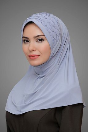 روسری طوسی ساده HÜRREM BONE - کد 381266450