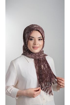 روسری قهوه ای ساده HÜRREM BONE - کد 804436636