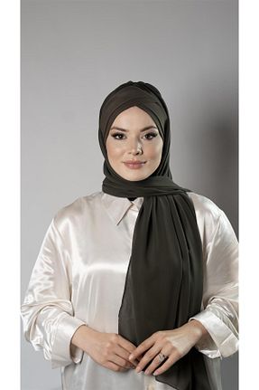 شال خاکی زنانه شیفون HÜRREM BONE - کد 209131378