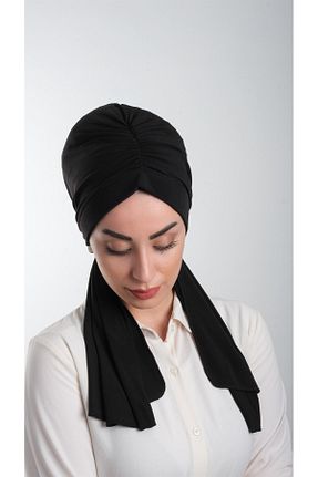 کلاه شنای حجاب مشکی زنانه HÜRREM BONE - کد 347619878