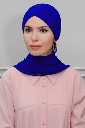 کلاه شنای حجاب سرمه ای زنانه HÜRREM BONE - کد 215082031