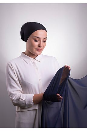 شال سرمه ای زنانه HÜRREM BONE - کد 209129986