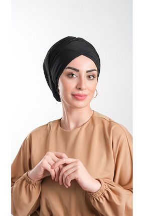 کلاه شنای حجاب مشکی زنانه HÜRREM BONE - کد 347619263