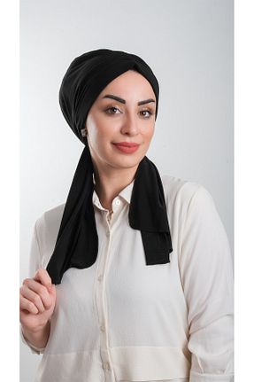کلاه شنای حجاب مشکی زنانه HÜRREM BONE - کد 347619878