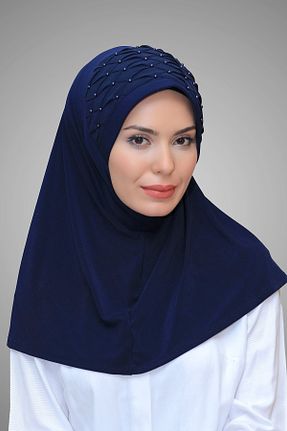 روسری سرمه ای ساده HÜRREM BONE - کد 208525293