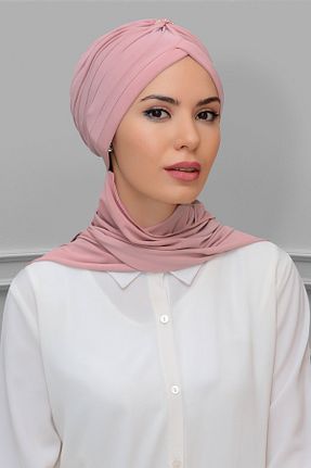 کلاه شنای حجاب صورتی زنانه HÜRREM BONE - کد 215075170