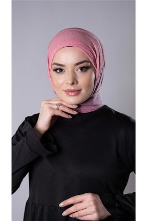 روسری صورتی ساده HÜRREM BONE - کد 804425157