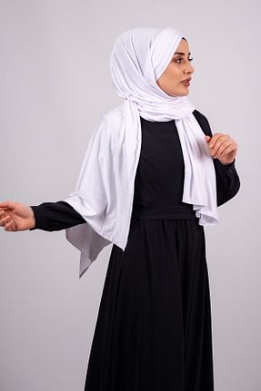 شال سفید زنانه ویسکون HÜRREM BONE - کد 92905704