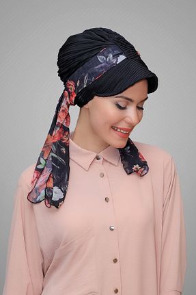 کلاه شنای حجاب مشکی زنانه HÜRREM BONE - کد 215075590