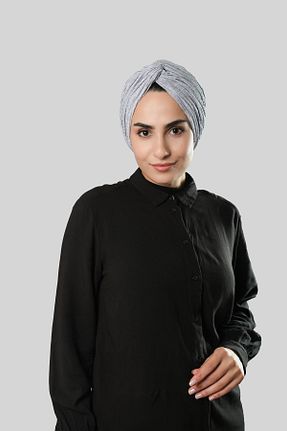 کلاه شنای حجاب طوسی زنانه HÜRREM BONE - کد 804427112