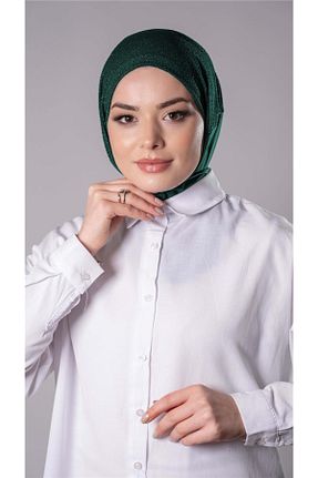 روسری سبز ساده HÜRREM BONE - کد 804562553