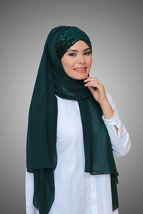 شال سبز زنانه HÜRREM BONE - کد 209128216
