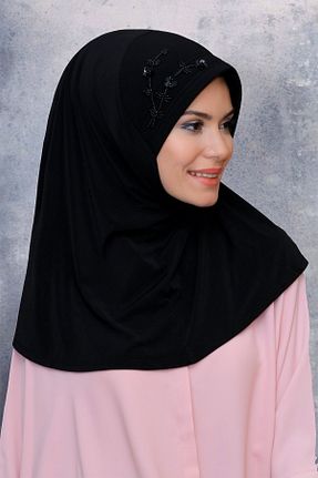 روسری مشکی ساده HÜRREM BONE - کد 208553944