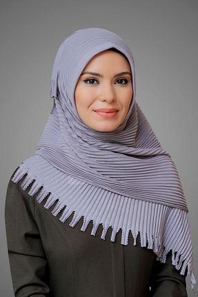 روسری طوسی ساده HÜRREM BONE - کد 208555448