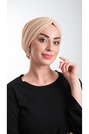 کلاه شنای حجاب بژ زنانه HÜRREM BONE - کد 804426657