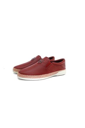 کفش کژوال قرمز مردانه پاشنه کوتاه (1 - 4 سانتی متر) GROZ STORE - کد 884460742