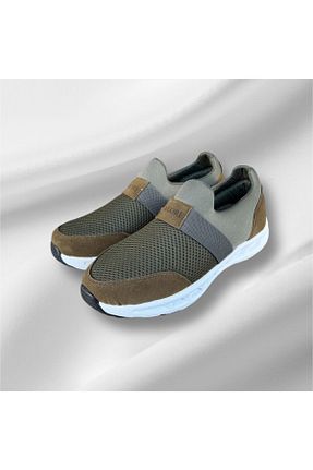کفش اسنیکر خاکی مردانه بدون بند Valore - کد 884459017