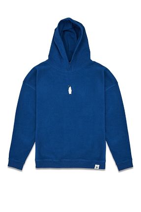 سوئیشرت آبی زنانه نقش دار / کار شده WWF Market - کد 168736305