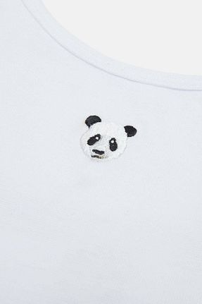 رکابی اسپرت سفید زنانه پنبه ای WWF Market - کد 736330557