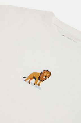 تیشرت نباتی زنانه رگولار WWF Market - کد 696873439