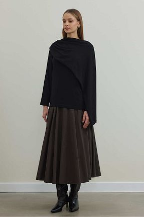 پلیور مشکی زنانه ساده Tailors Room - کد 884484614