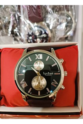 ساعت مچی زرشکی مردانه 41-45 میلی متر ASLANKAR - کد 884497130