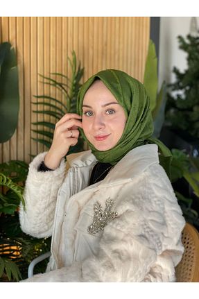 روسری زرد پنبه ای Aker - کد 884501948
