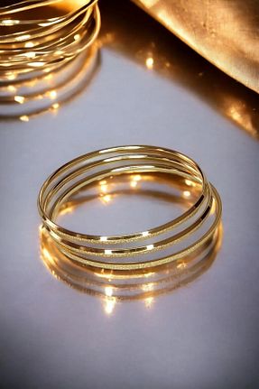 النگو متالیک زنانه 22 عیار CAXBERN - کد 884245575