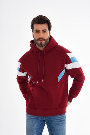 سوئیشرت زرشکی زنانه ساده BiSpor - کد 884511721