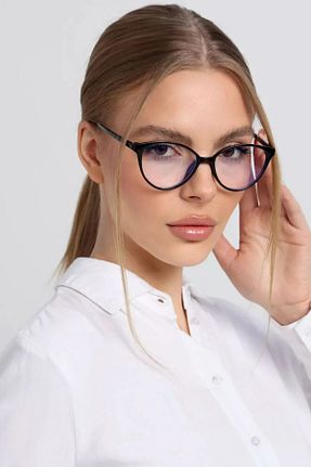 عینک محافظ نور آبی مشکی زنانه 50 BluePepper - کد 884531698