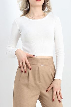 بلوز نباتی زنانه یقه دوچرخه GIRONDA - کد 884792305