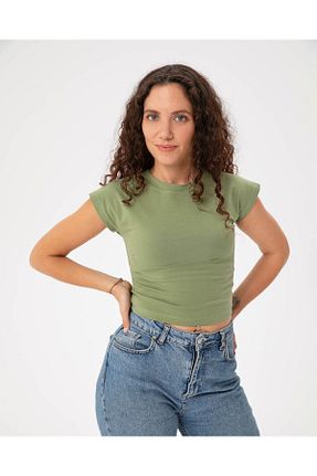 تیشرت سبز زنانه رگولار Ayma Active - کد 850435754