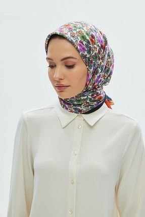 روسری نارنجی پنبه ای Blue Ocean - کد 884547592