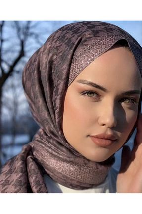 شال قهوه ای زنانه ویسکون Arwella - کد 884552138