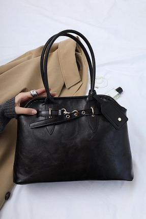 کیف دوشی مشکی زنانه چرم مصنوعی Mopia - کد 883286463
