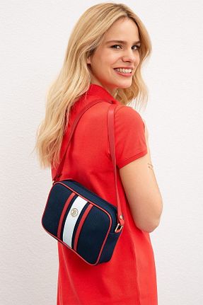 کیف پستچی سرمه ای زنانه چرم مصنوعی U.S. Polo Assn. - کد 49159116