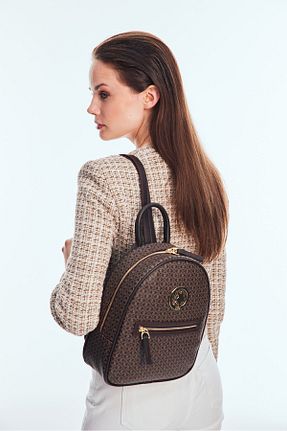 کوله پشتی قهوه ای زنانه سایز متوسط U.S. Polo Assn. - کد 49283519