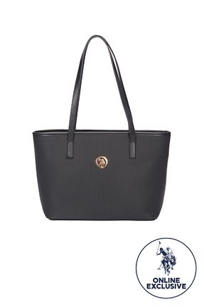 کیف دوشی مشکی زنانه چرم مصنوعی U.S. Polo Assn. - کد 32213355
