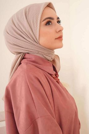 روسری قهوه ای پلی استر Melodi Scarf - کد 884553921