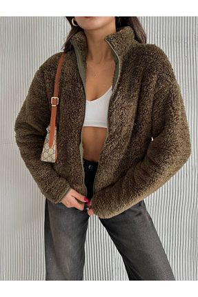 کت خاکی زنانه رگولار Butik - کد 884558088