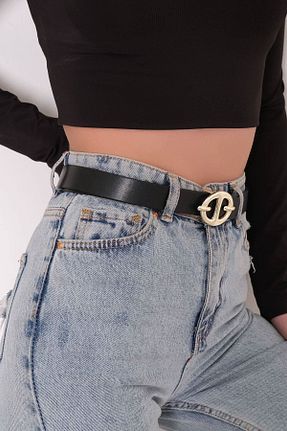کمربند مشکی زنانه SHOP520 - کد 884563260