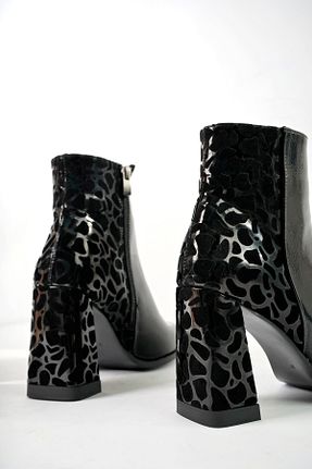 بوت / نیم بوت مشکی زنانه چرم مصنوعی Marshetta Shoes - کد 389337153