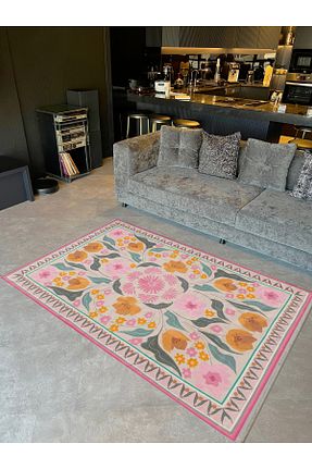 فرش رنگی قابل شستشو Rugs Modern Halı - کد 884634048