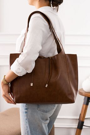 کیف دستی قهوه ای زنانه سایز متوسط Lifonbag - کد 884636339