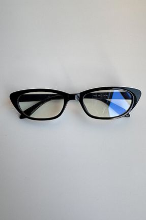 عینک محافظ نور آبی مشکی زنانه UV400 DSN - کد 872069330