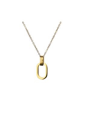 گردنبند استیل ( فولاد ) طلائی زنانه استیل (فولاد) Lekka Design - کد 237058299