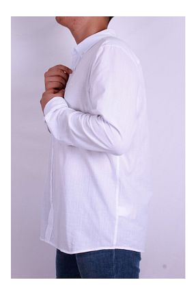 پیراهن سفید مردانه یقه دکمه دار Loft - کد 884699824