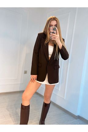 کت بلیزر زرشکی زنانه پلی استر Store - کد 884715819