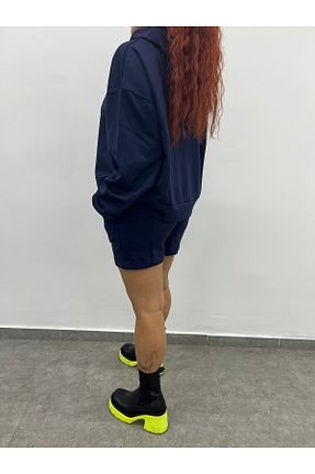 ست بالاتنه و پائین تنه سرمه ای زنانه بافت Butik - کد 884729163