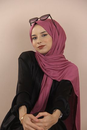 شال صورتی زنانه پنبه پلی استر Balse - کد 771656368